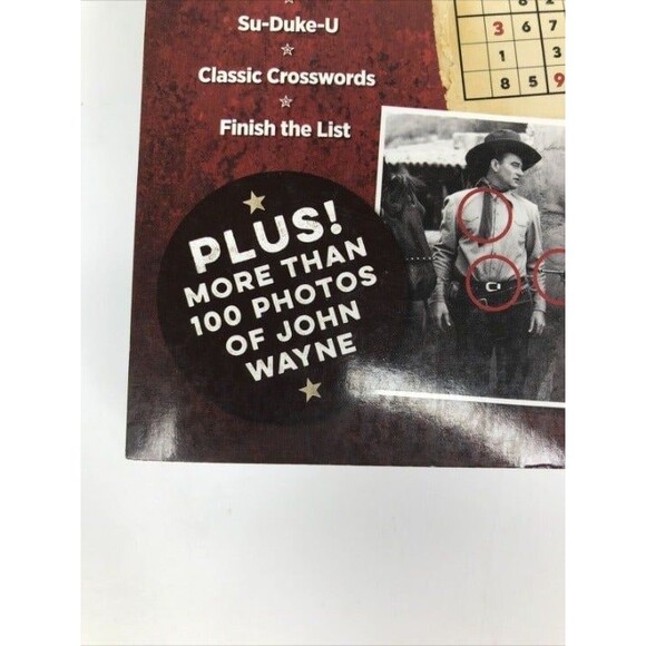 The John Wayne Complete Puzzle Collection-Crosswords,Word Searches,Trivia & MORE - Picture 4 of 6